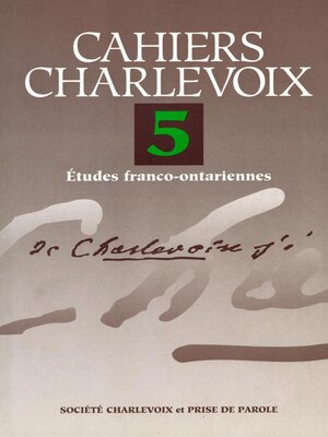 cover image of Cahiers Charlevoix 5